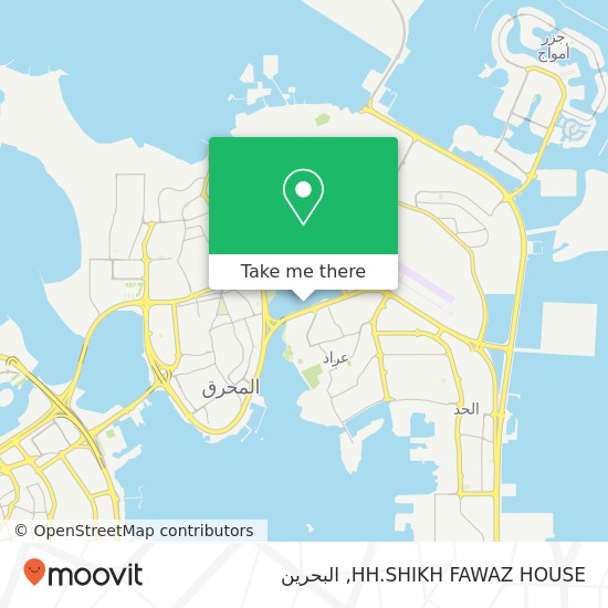 خريطة HH.SHIKH FAWAZ HOUSE