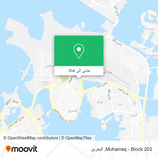خريطة Muharraq - Block 202