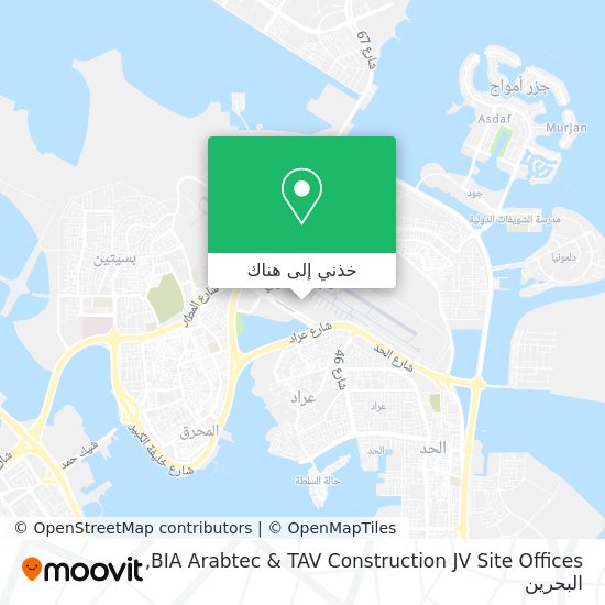 خريطة BIA Arabtec & TAV Construction JV Site Offices