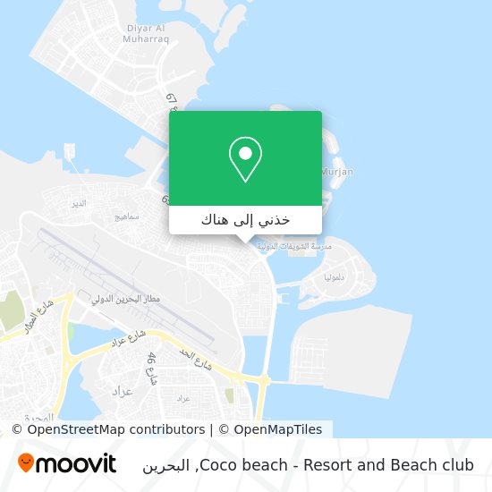 خريطة Coco beach - Resort and Beach club