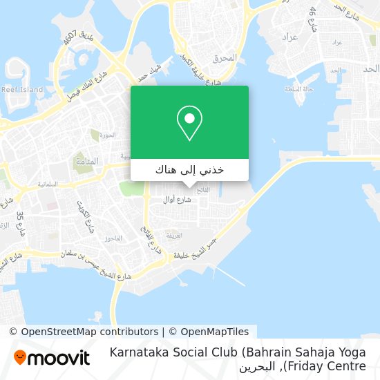 خريطة Karnataka Social Club (Bahrain Sahaja Yoga Friday Centre)