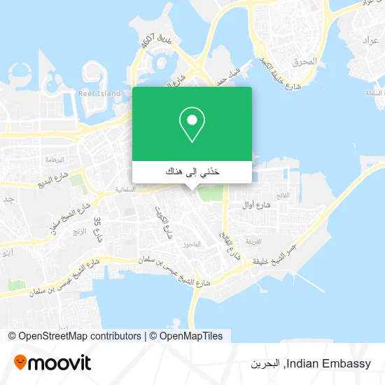 خريطة Indian Embassy