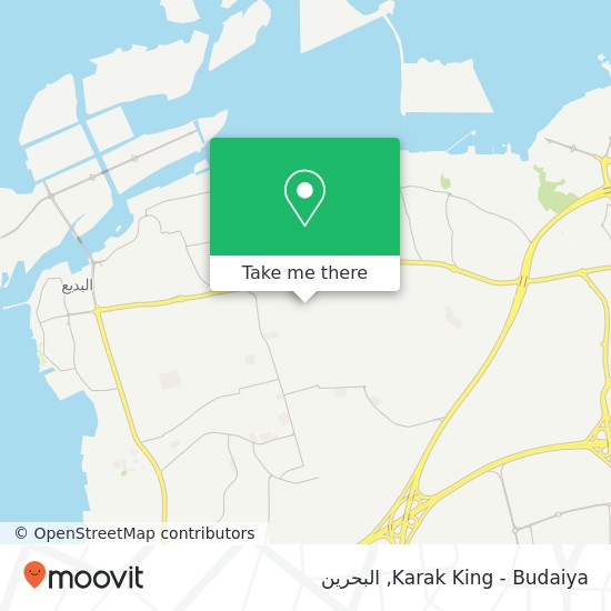 خريطة Karak King - Budaiya