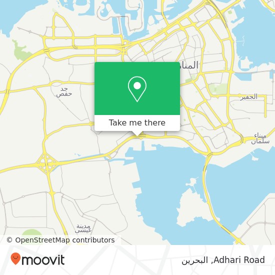 خريطة Adhari Road