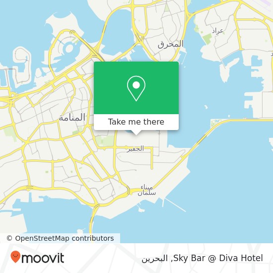 خريطة Sky Bar @ Diva Hotel