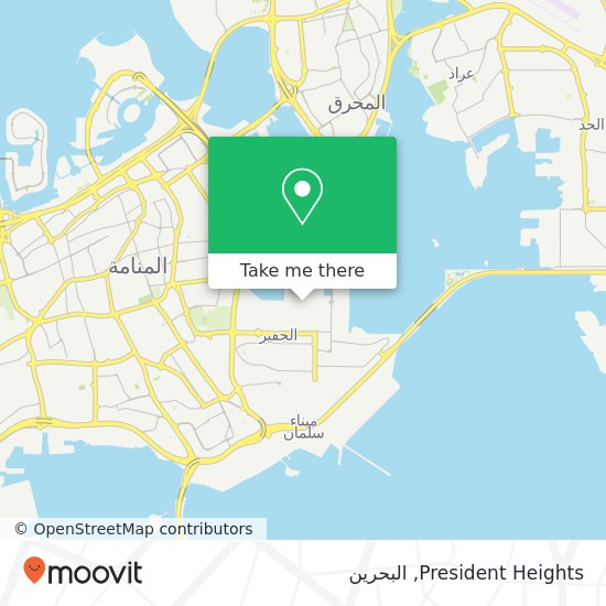 خريطة President Heights