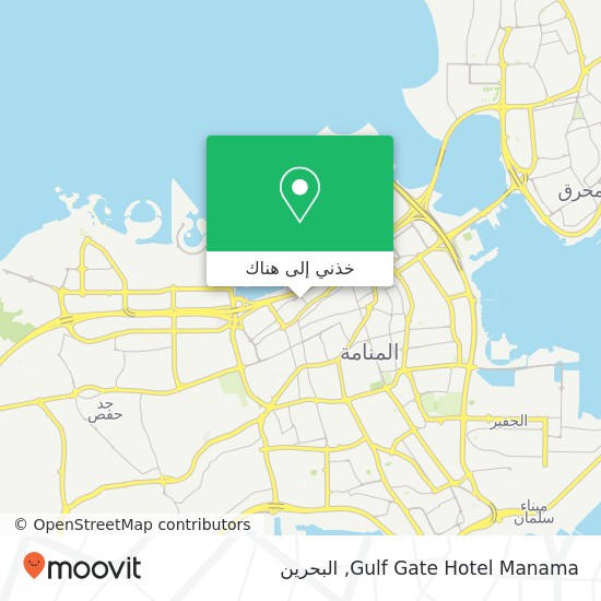 خريطة Gulf Gate Hotel Manama