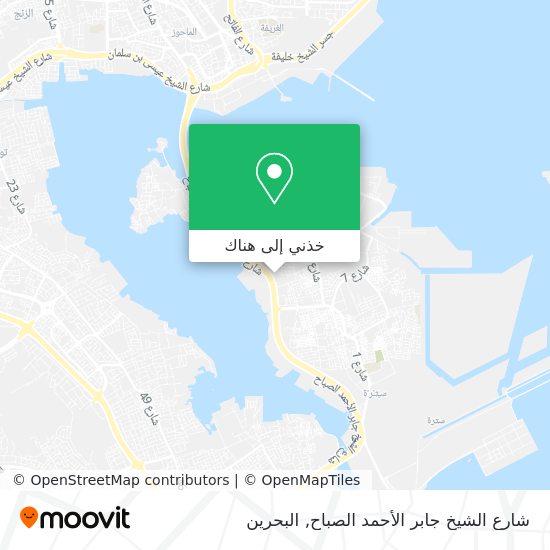 خريطة شارع الشيخ جابر الأحمد الصباح