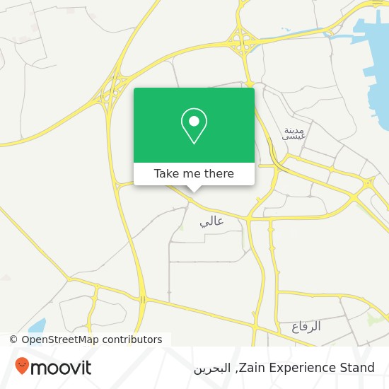 خريطة Zain Experience Stand