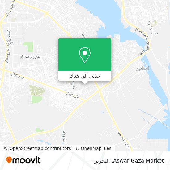 خريطة Aswar Gaza Market