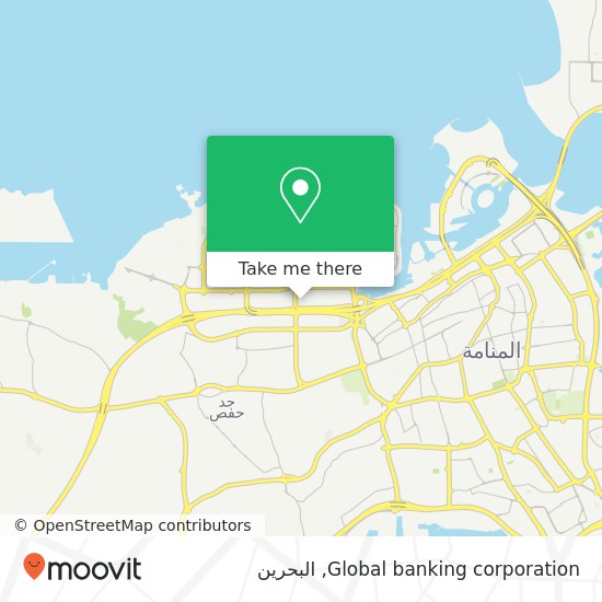 خريطة Global banking corporation