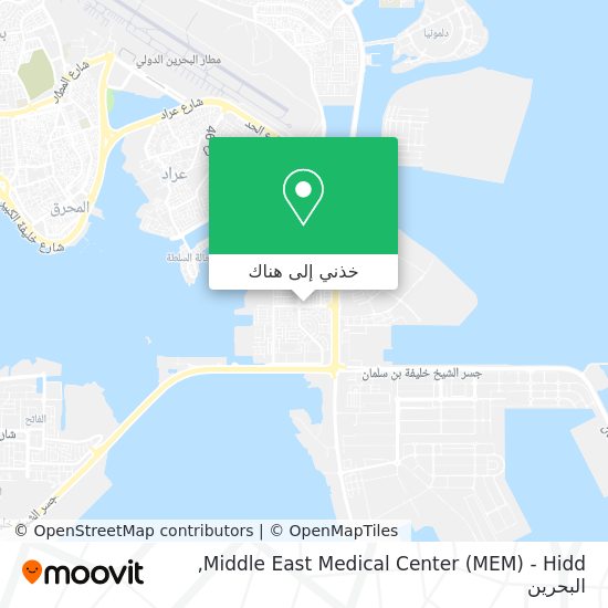 خريطة Middle East Medical Center (MEM) - Hidd