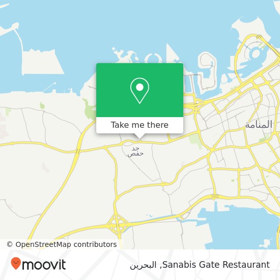 خريطة Sanabis Gate Restaurant