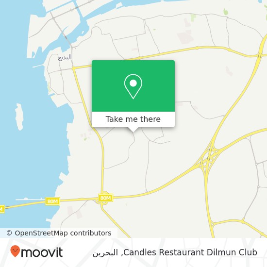 خريطة Candles Restaurant Dilmun Club
