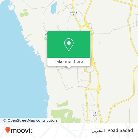 خريطة Road Sadad