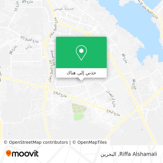 خريطة Riffa Alshamali