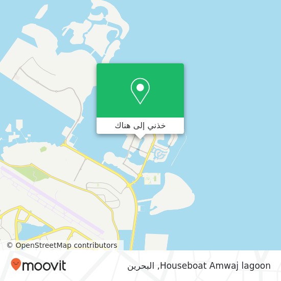 خريطة Houseboat Amwaj lagoon