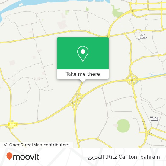خريطة Ritz Carlton, bahrain