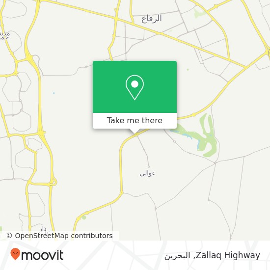 خريطة Zallaq Highway