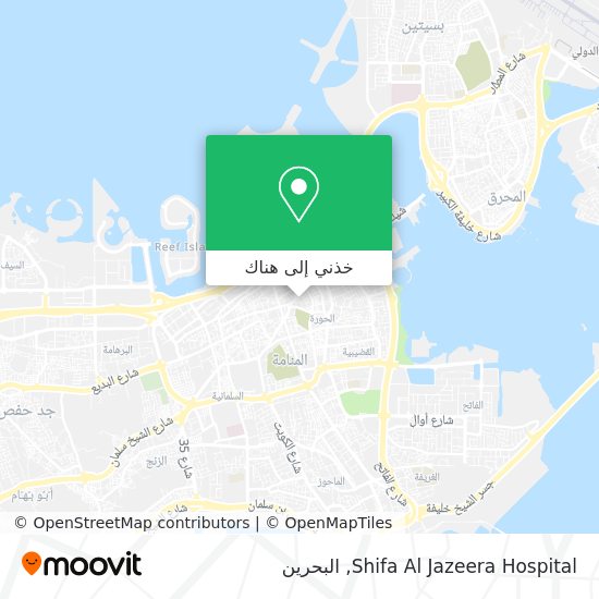 خريطة Shifa Al Jazeera Hospital