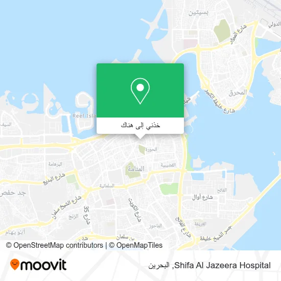 خريطة Shifa Al Jazeera Hospital