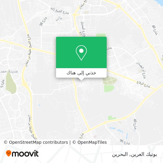 خريطة بوتيك العرين
