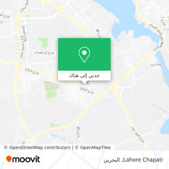 خريطة Lahore Chapati