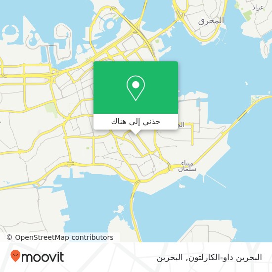 خريطة البحرين داو-الكارلتون, طريق 3601 العدلية, المنامة, المنامة