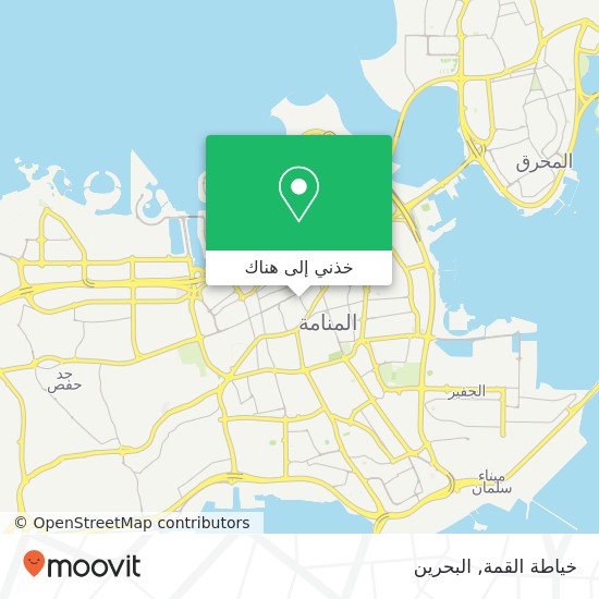 خريطة خياطة القمة, شارع باب البحرين السوق, المنامة, المنامة