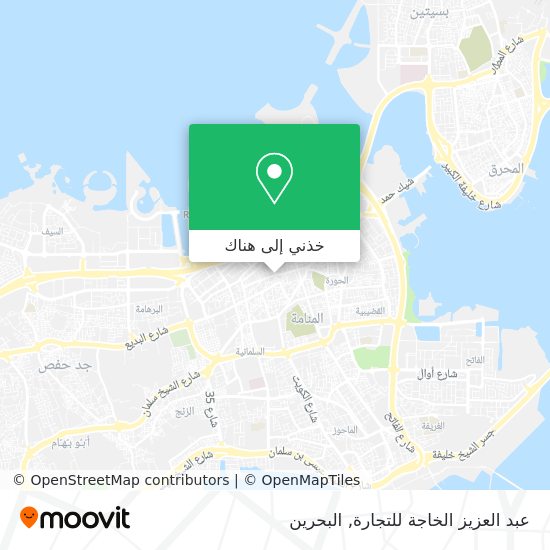 خريطة عبد العزيز الخاجة للتجارة