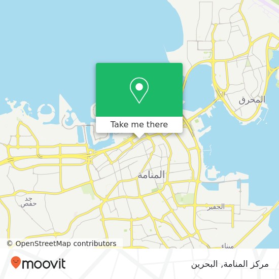 خريطة مركز المنامة