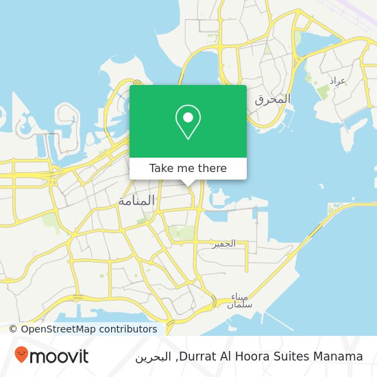 خريطة Durrat Al Hoora Suites Manama
