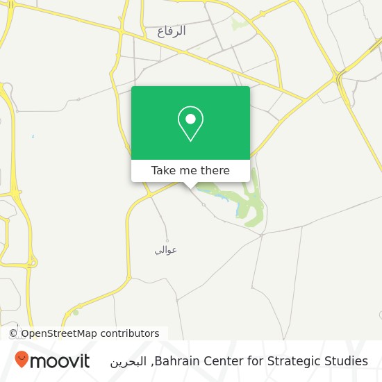 خريطة Bahrain Center for Strategic Studies