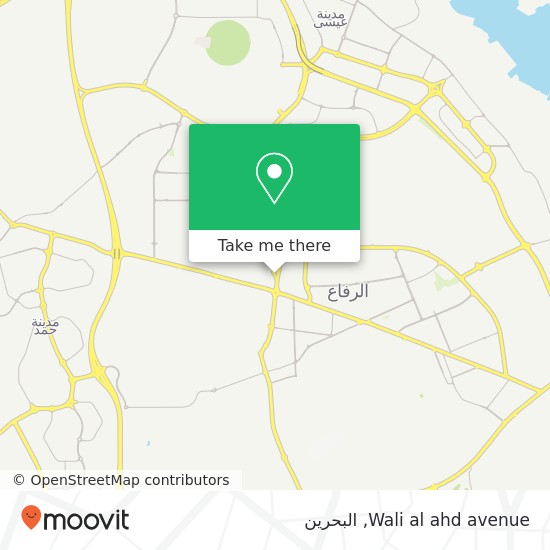 خريطة Wali al ahd avenue
