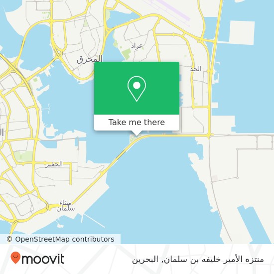 خريطة منتزه الأمير خليفه بن سلمان