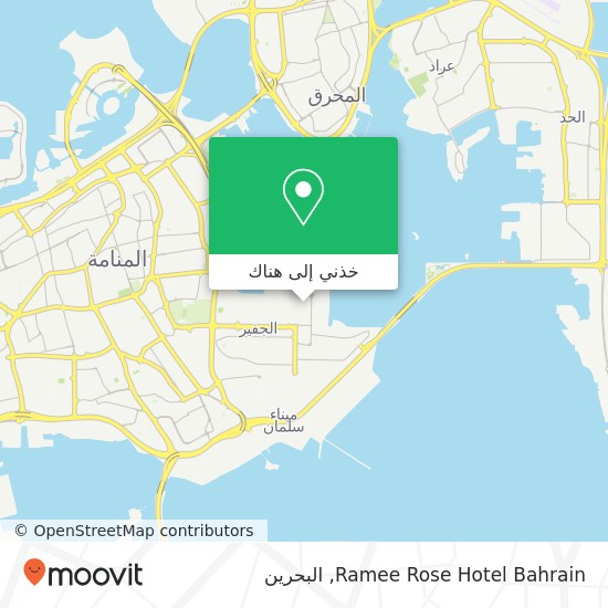 خريطة Ramee Rose Hotel Bahrain