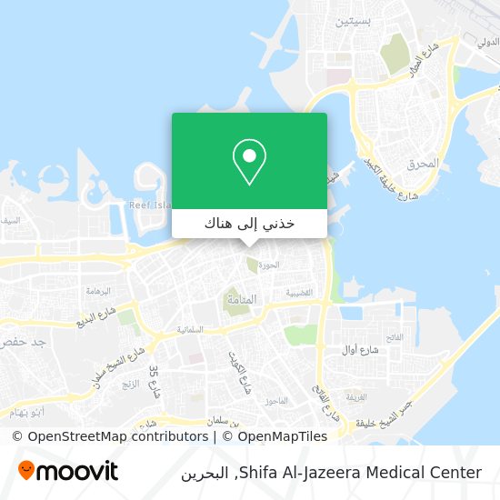 خريطة Shifa Al-Jazeera Medical Center