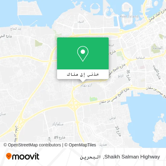 خريطة Shaikh Salman Highway
