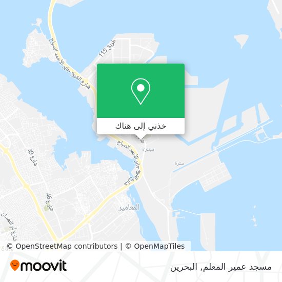 خريطة مسجد عمير المعلم