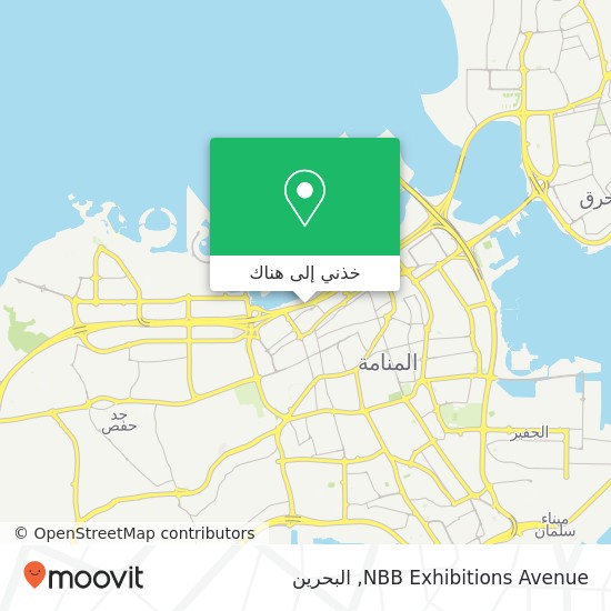 خريطة NBB Exhibitions Avenue