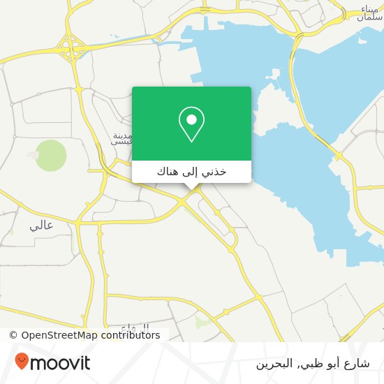 خريطة شارع أبو ظبي
