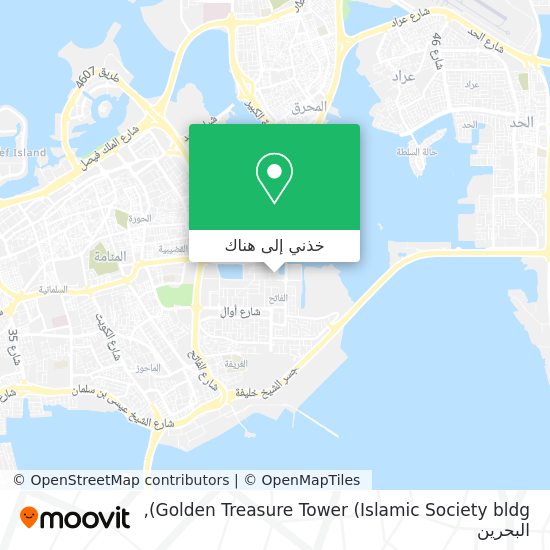 خريطة Golden Treasure Tower (Islamic Society bldg)