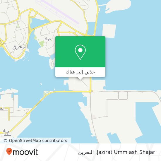 خريطة Jazīrat Umm ash Shajar