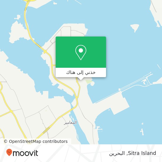 خريطة Sitra Island