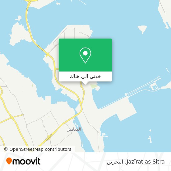 خريطة Jazīrat as Sitra