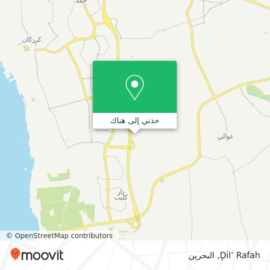 خريطة Ḑil‘ Rafah