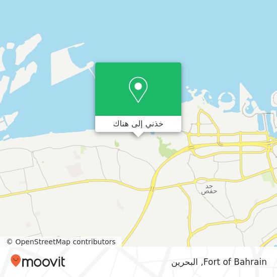خريطة Fort of Bahrain