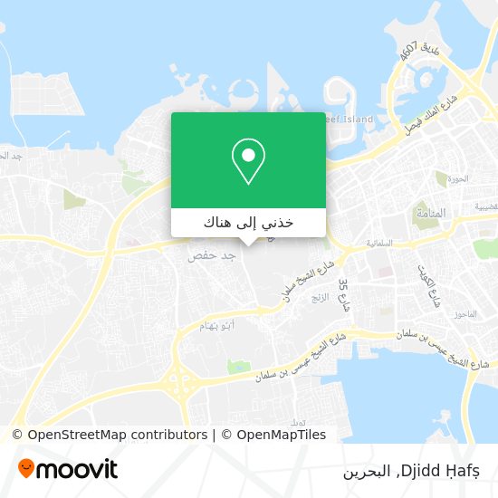 خريطة Djidd Ḥafṣ