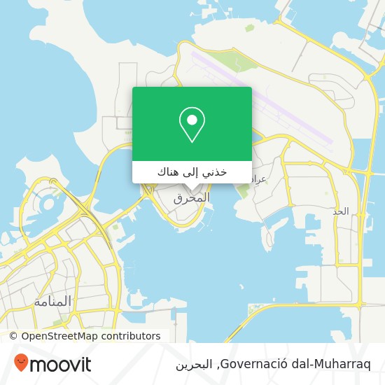 خريطة Governació dal-Muharraq