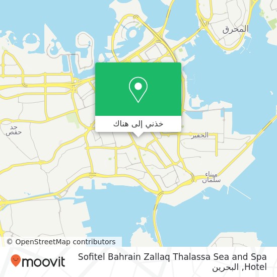 خريطة Sofitel Bahrain Zallaq Thalassa Sea and Spa Hotel